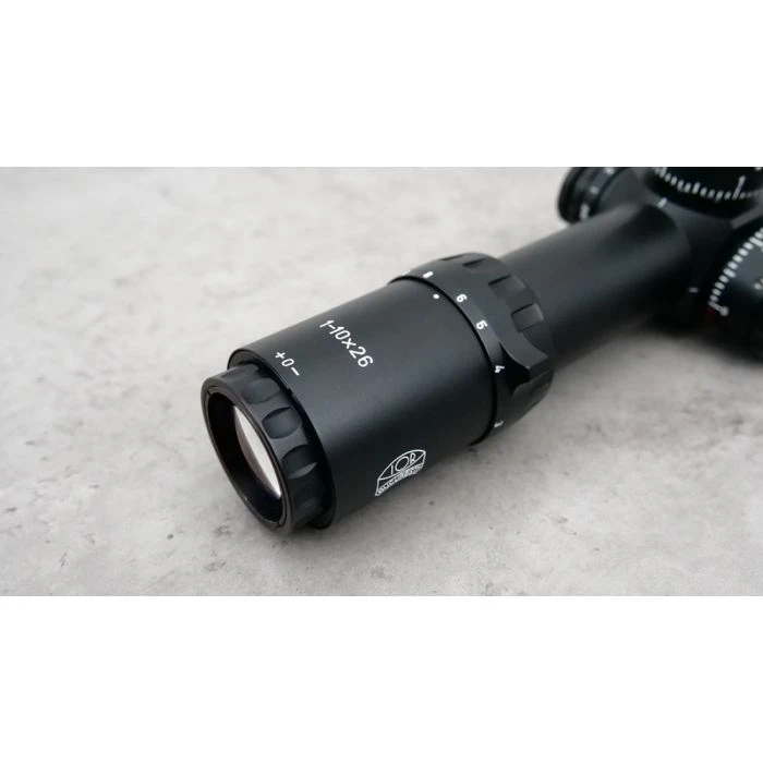 IOR Ghost 1-10x26 FFP-Black-10mm/100m - 0.10MIL-MP-8 Dot